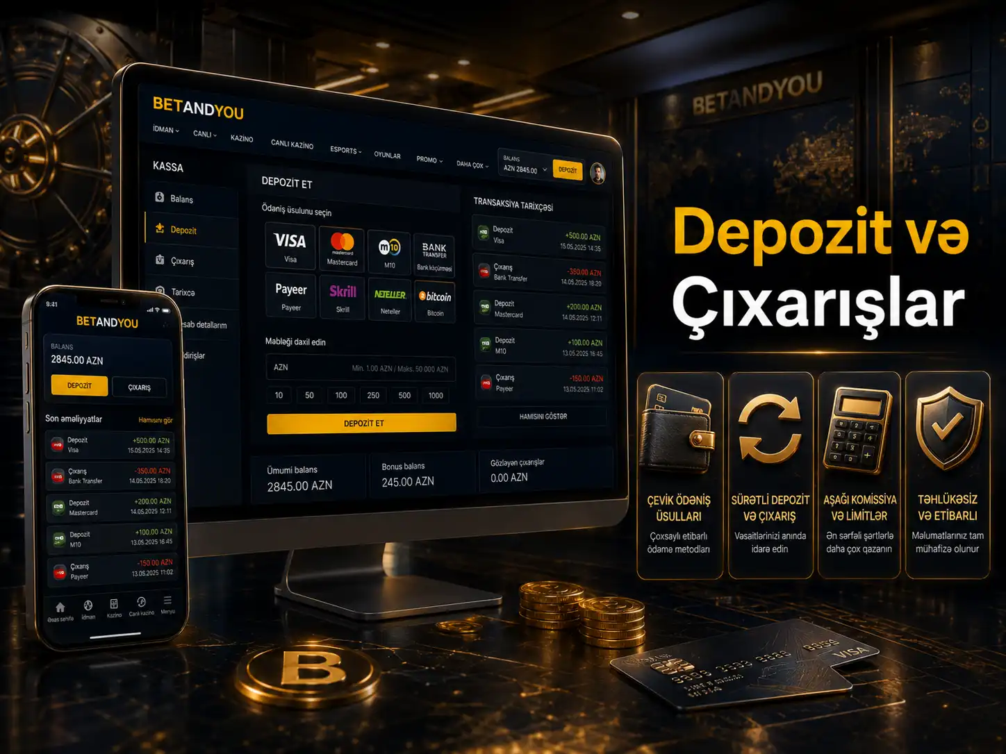 Depozit və Çıxarışlar